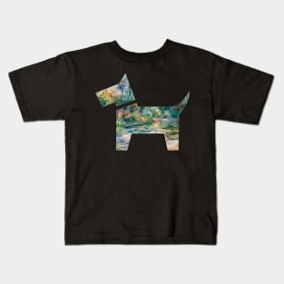 Dog Renoir Landscape, Paysage (1917) Kids T-Shirt